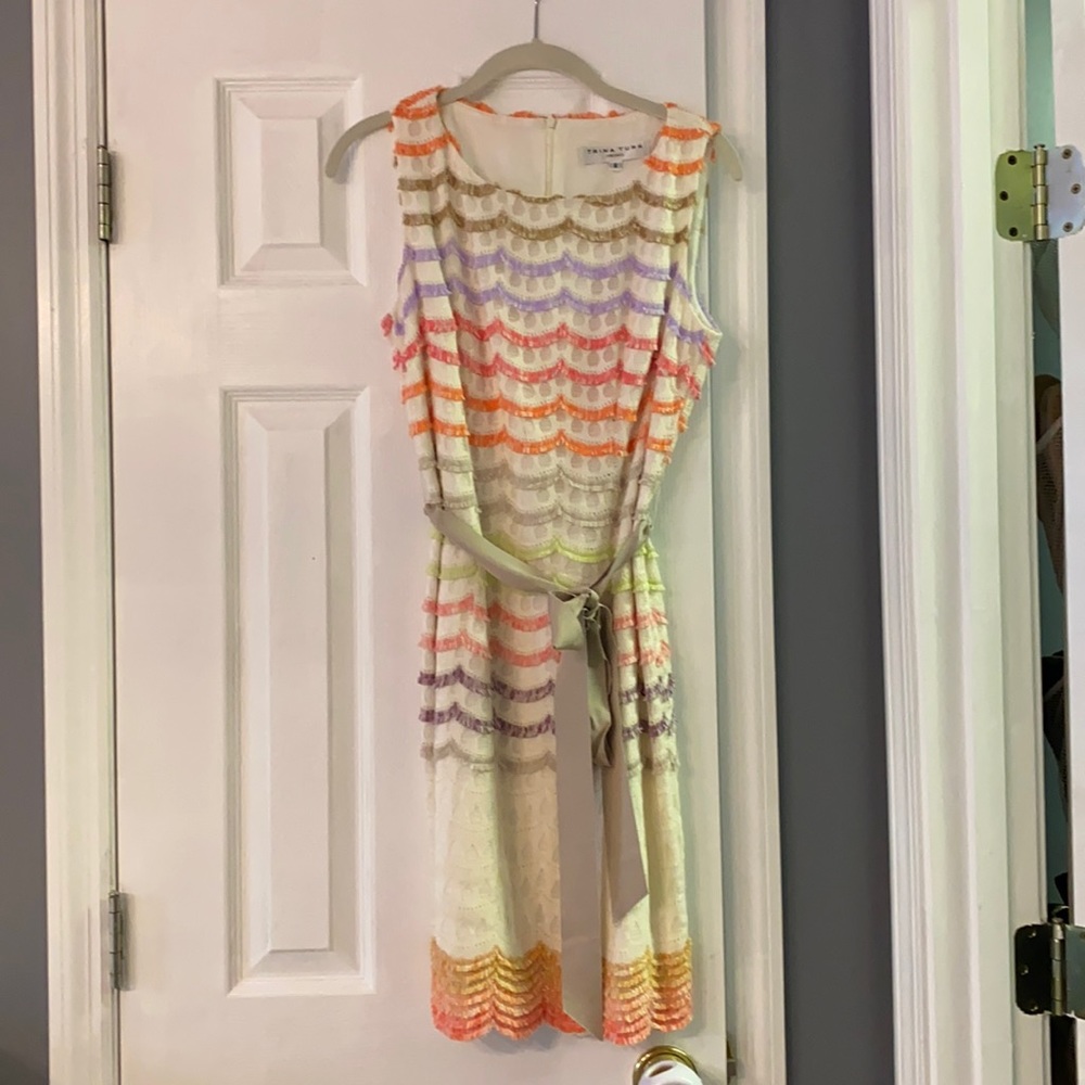 Trina Turk Scallop dress size 8